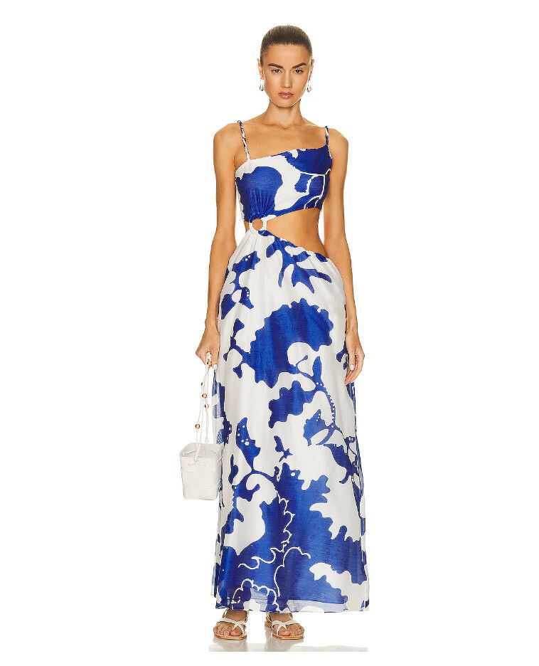 sir the label asymmetrical dress Sir. Silk Ramona Midi Dress