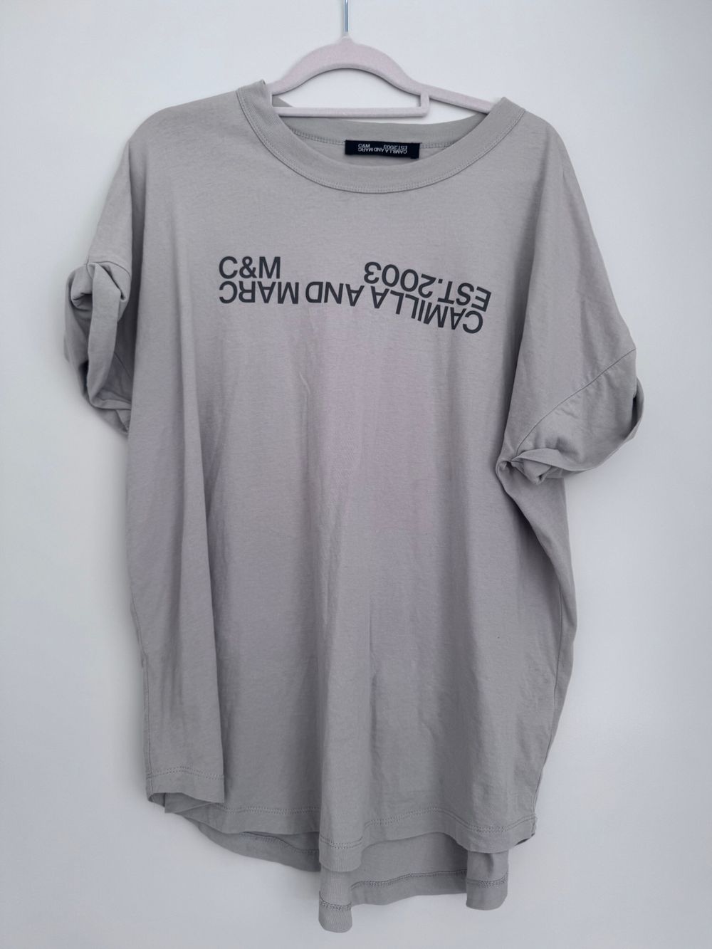 C&M Camilla and Marc Grey T-Shirt