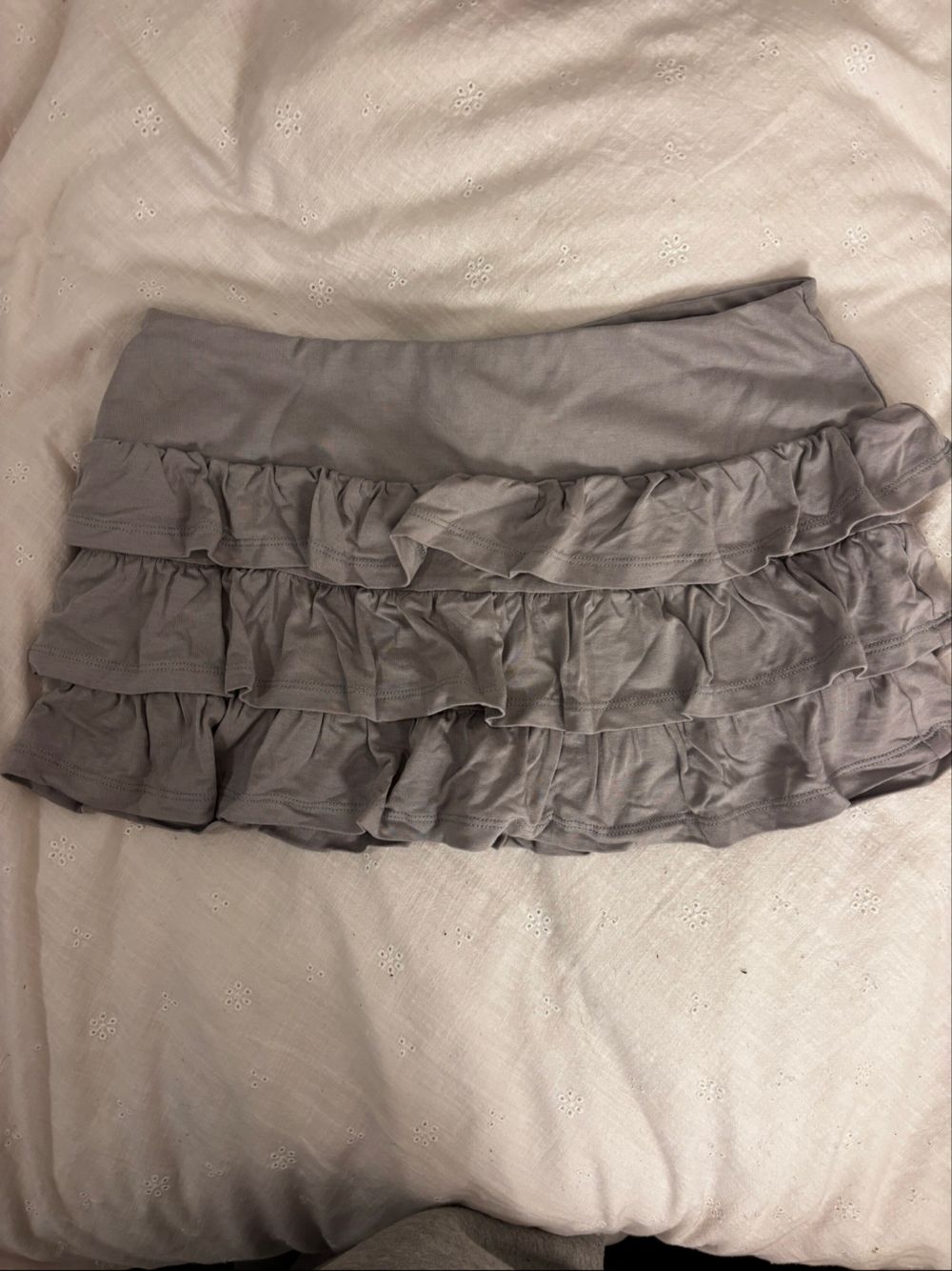 Glassons Grey Tiered Ruffle Skort