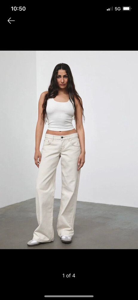 Low Rise Parallel Jeans