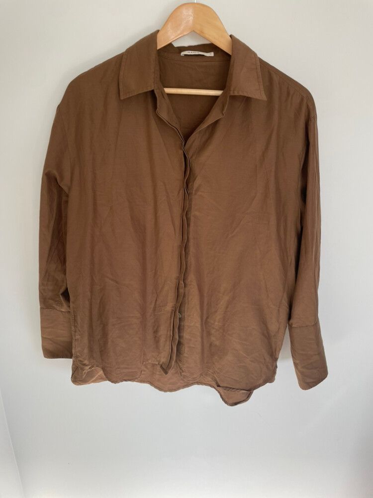 Marle Brown Long Sleeve Shirt
