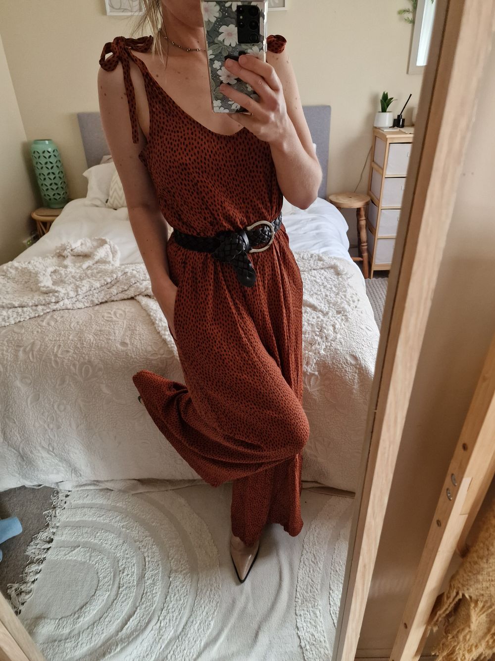 Gorgeous Elk jorunn leopard jumpsuit size 8 great condition