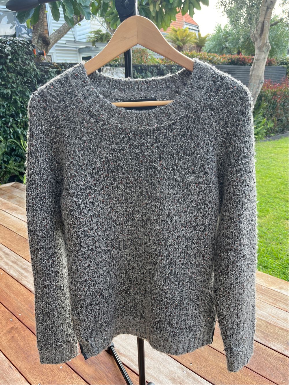 Maison Scotch Silver Jumper With sequins