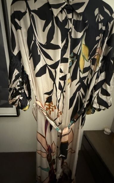 Flowing Viscose Silk Dress