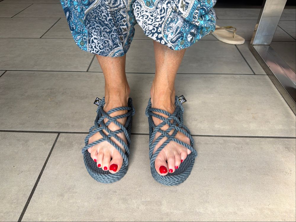 Nomadic State of Mind Blue Rope Sandals