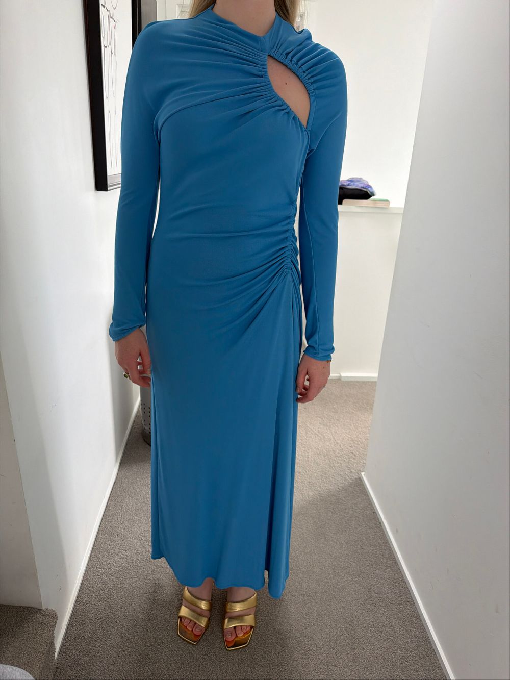 Scanlan Theodore - Scanlan Theodore sky blue dress on Designer Wardrobe