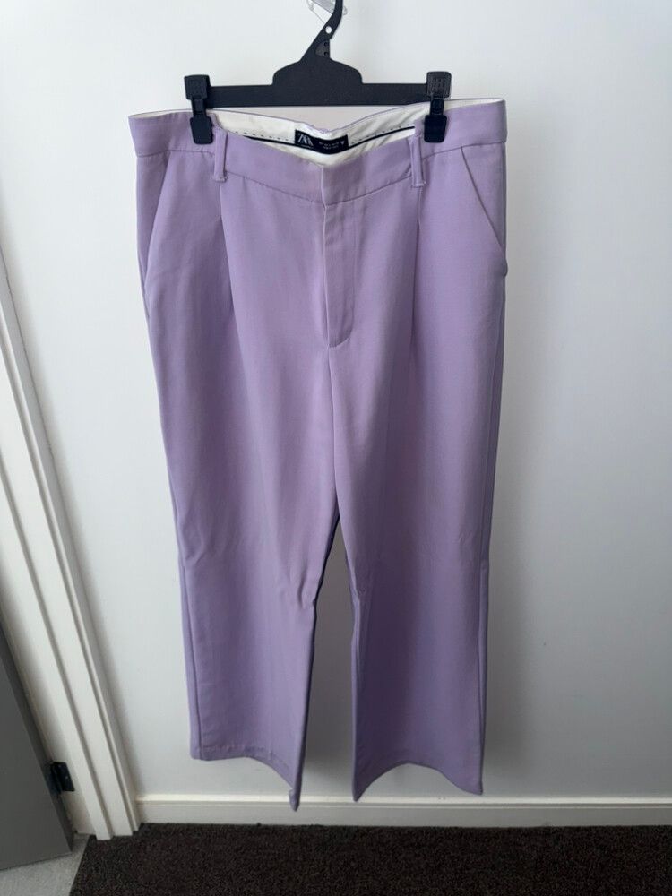 Zara Lilac Tailored Pants