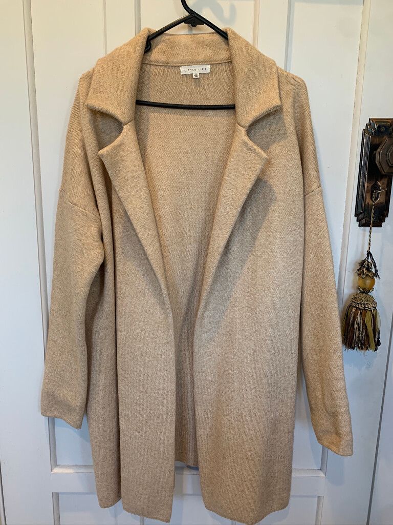 Little Lies Beige knit Jacket