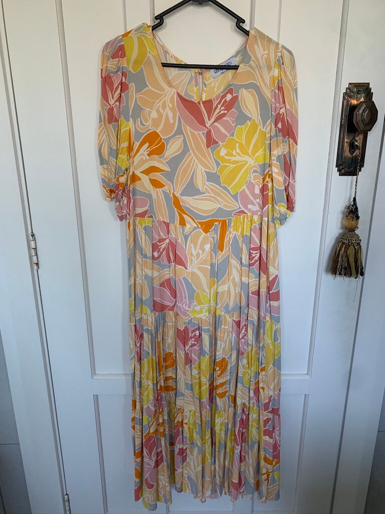 Ebby and I Floral Midi Dress