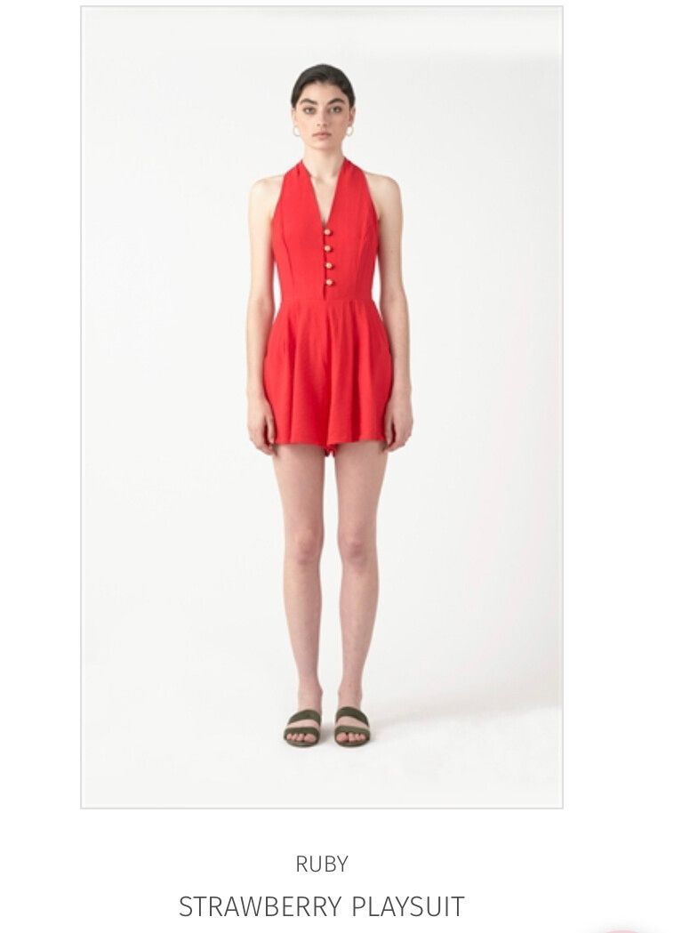 Strawberry Playsuit