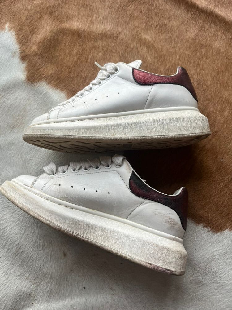 adidas gazelle silver green womens Alexander McQueen oversized sneakers
