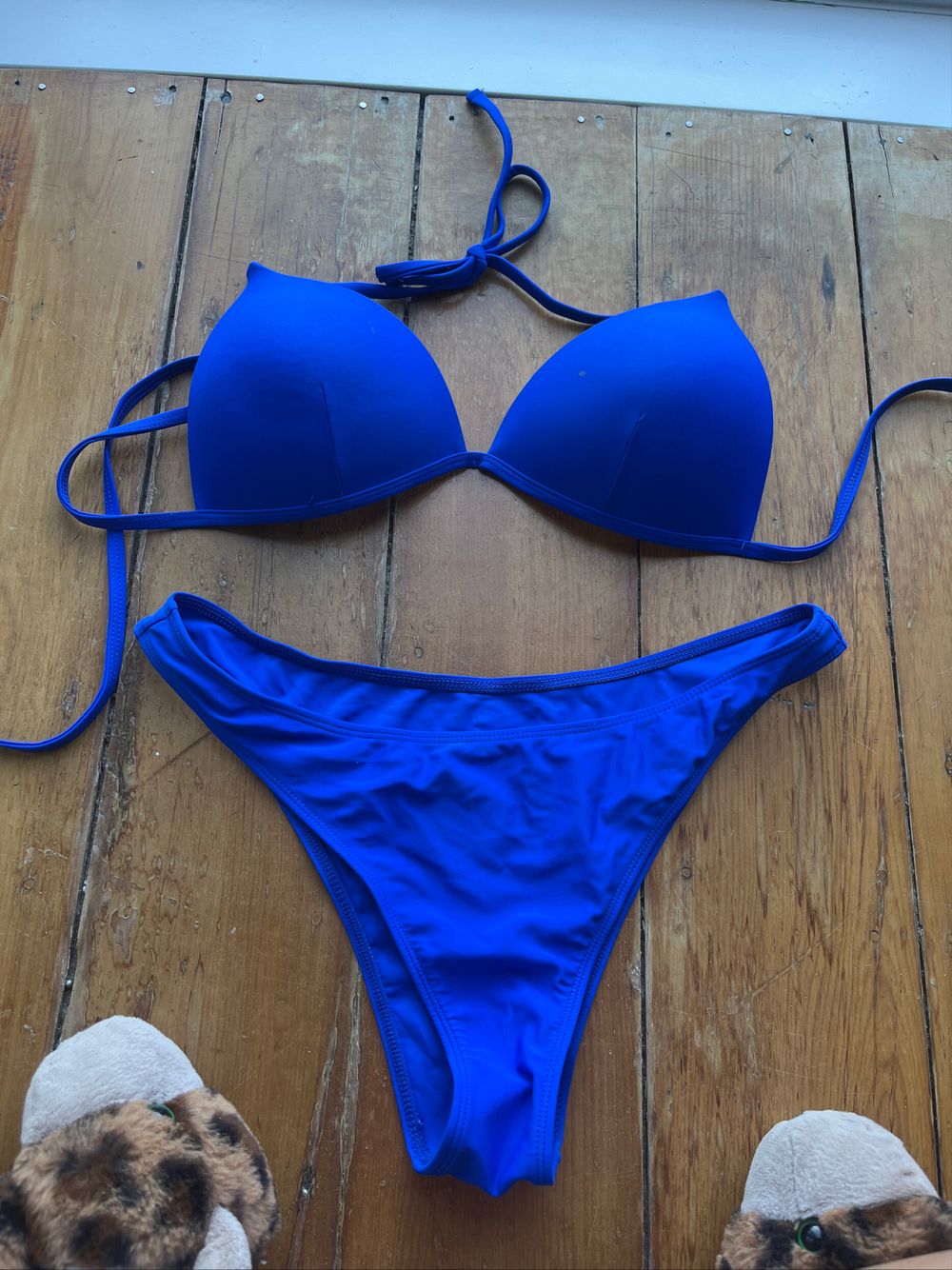 Blue Padded Bikini