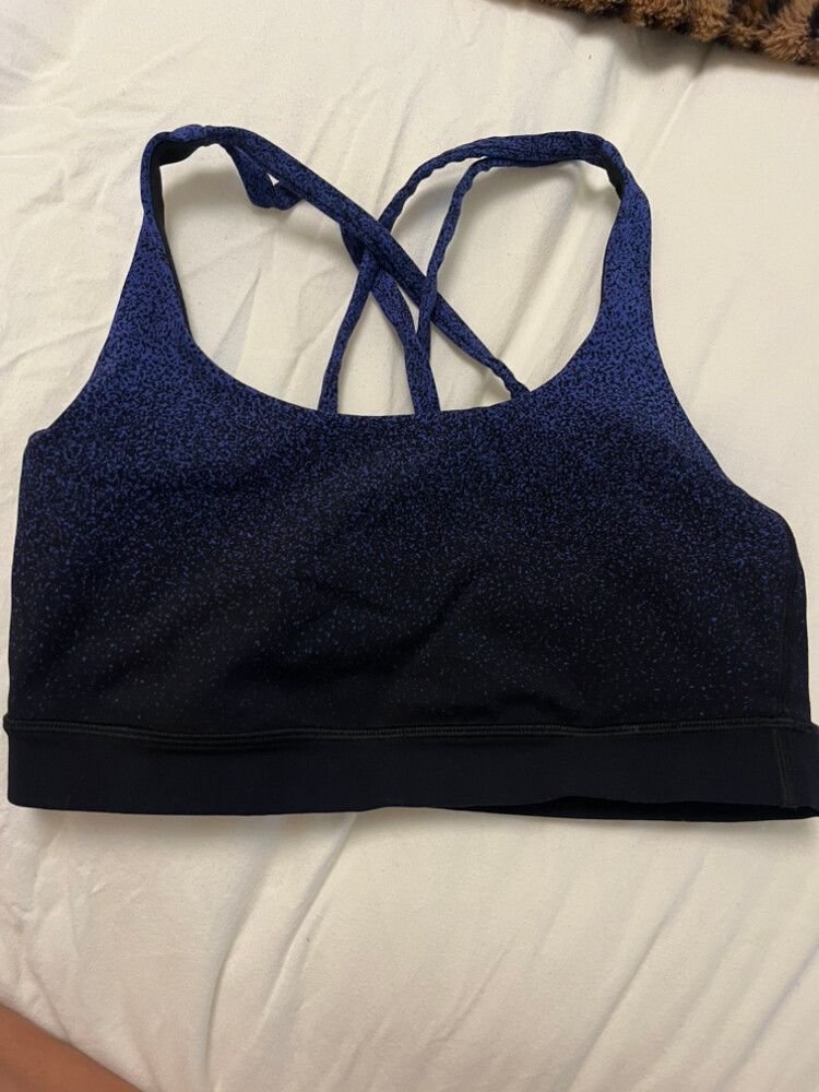 Lululemon Black & Blue Sports Bra