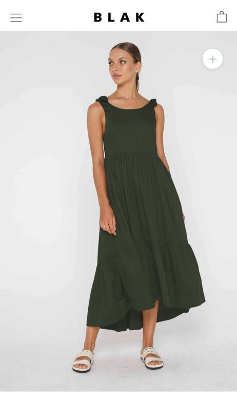 knee length dresses for ladies Daisy Chain Maxi Caftan