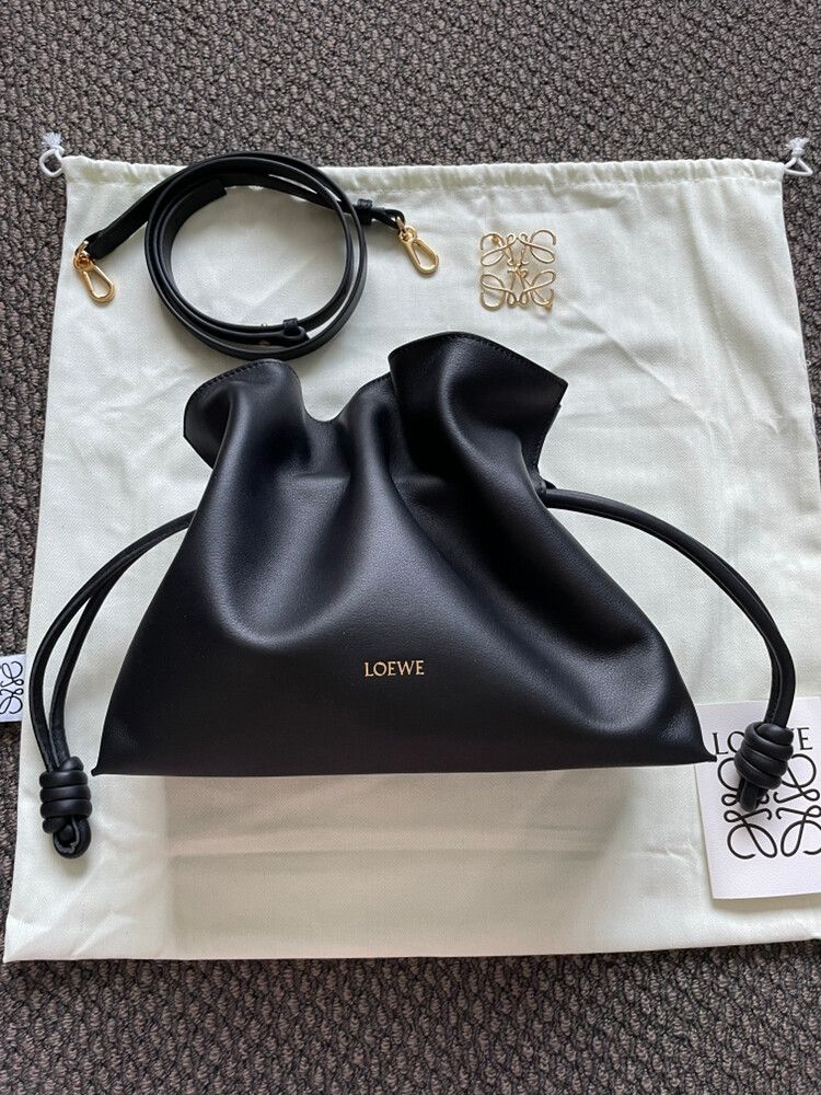 Loewe Flamenco Nappa Bag medium-black