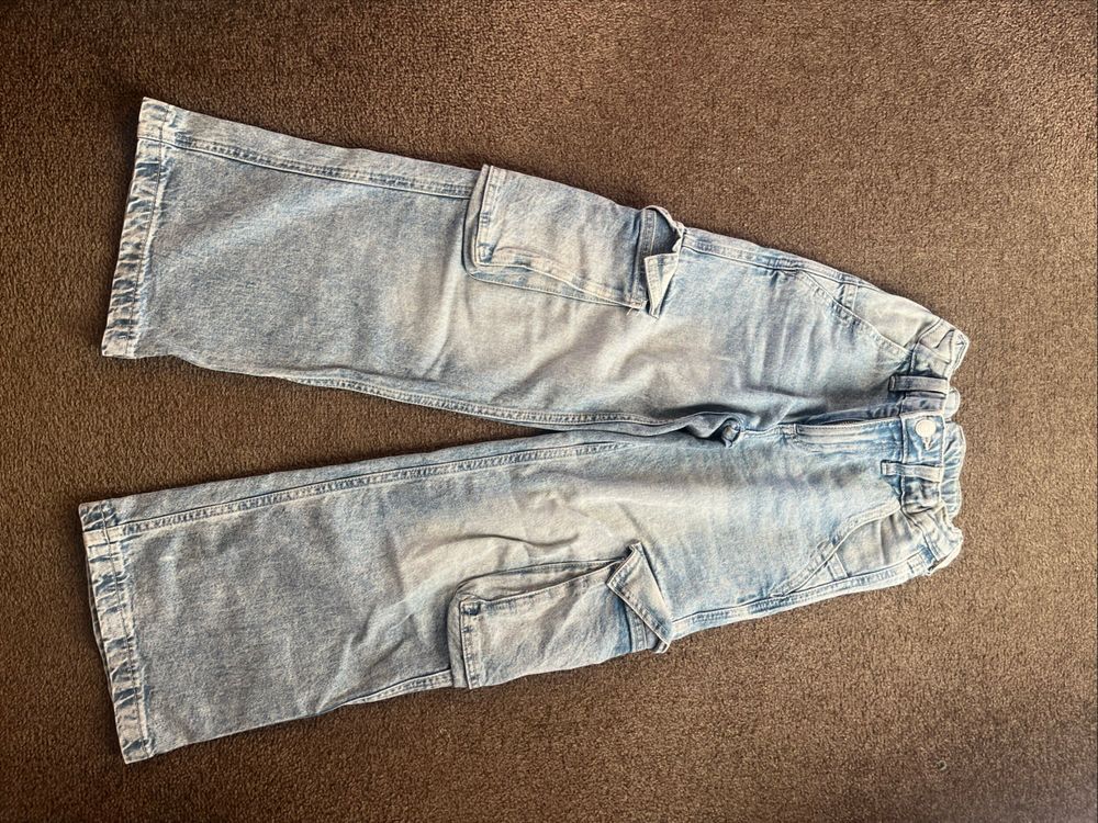 H&M Blue Wide Leg Jeans