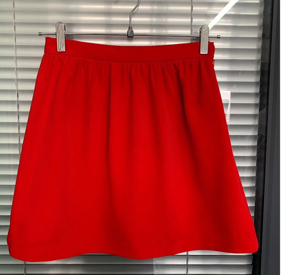 Christmas Red Skirt