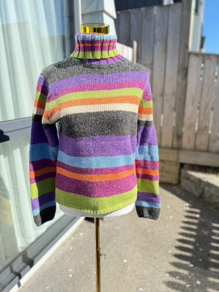 High Neck Sweater 50% Wool