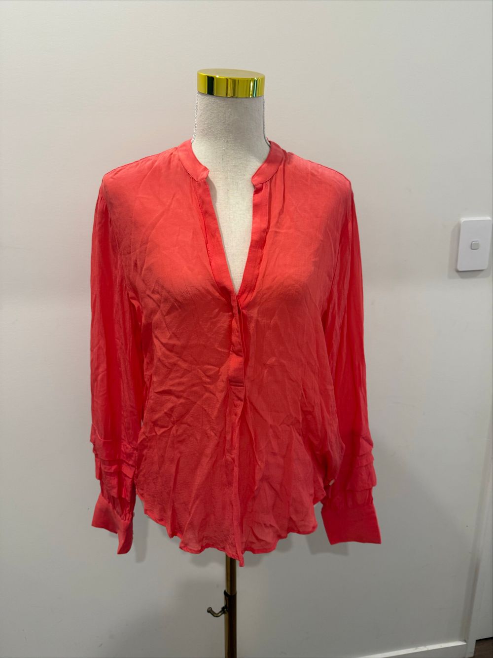 Scotch & Soda Red Long Sleeve Shirt