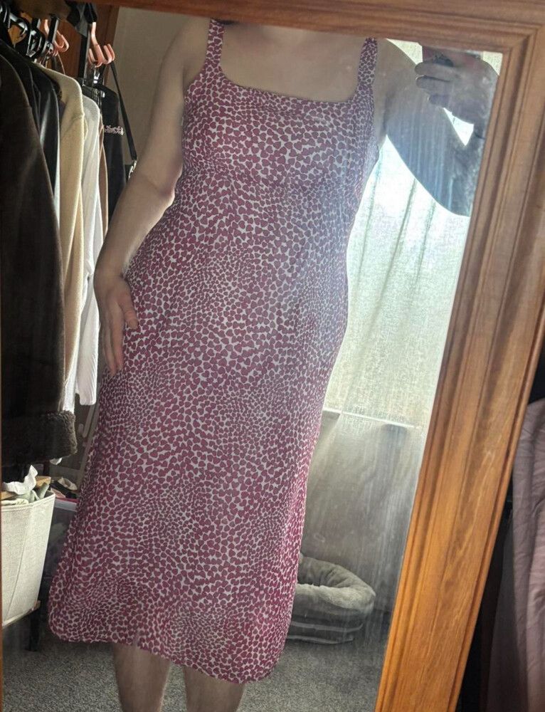 STAXS pink heart dress