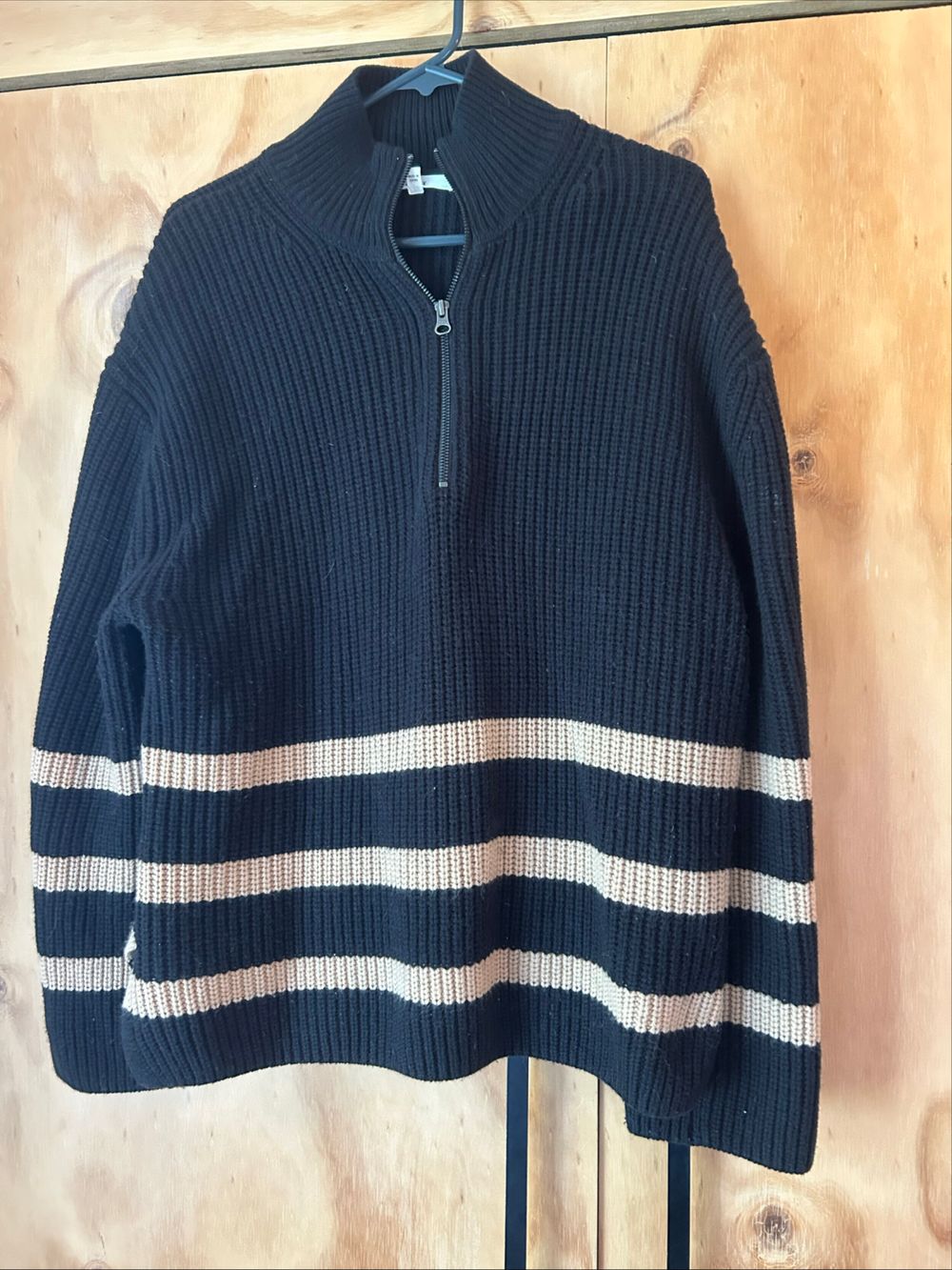 Max wool half zip jumper