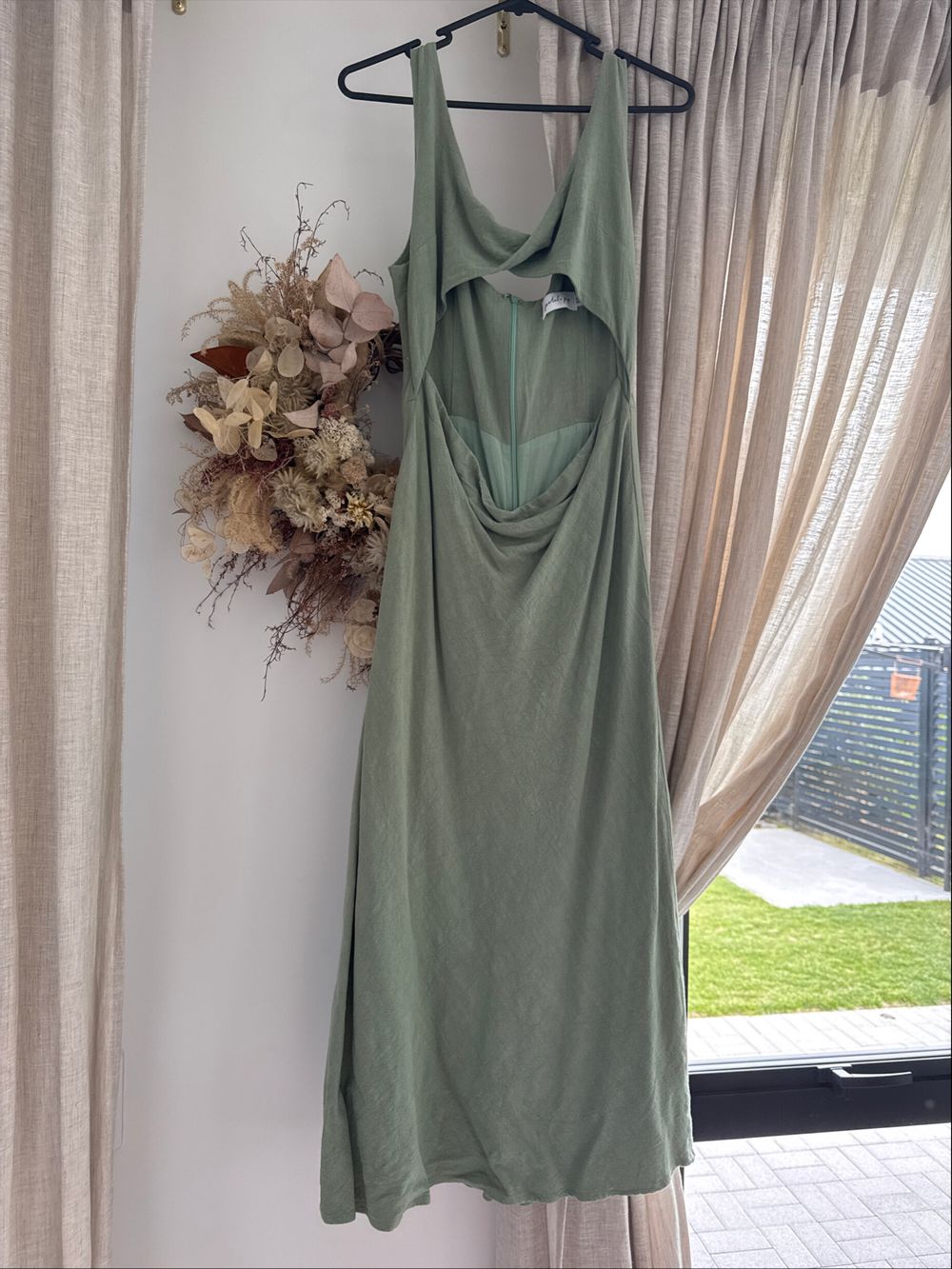 Petal & Pup Green Cut Out Dress
