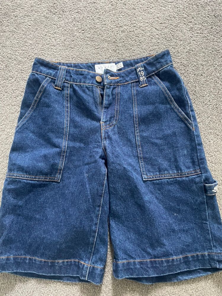 Rusty Blue Denim Shorts Size AUS/EU 6