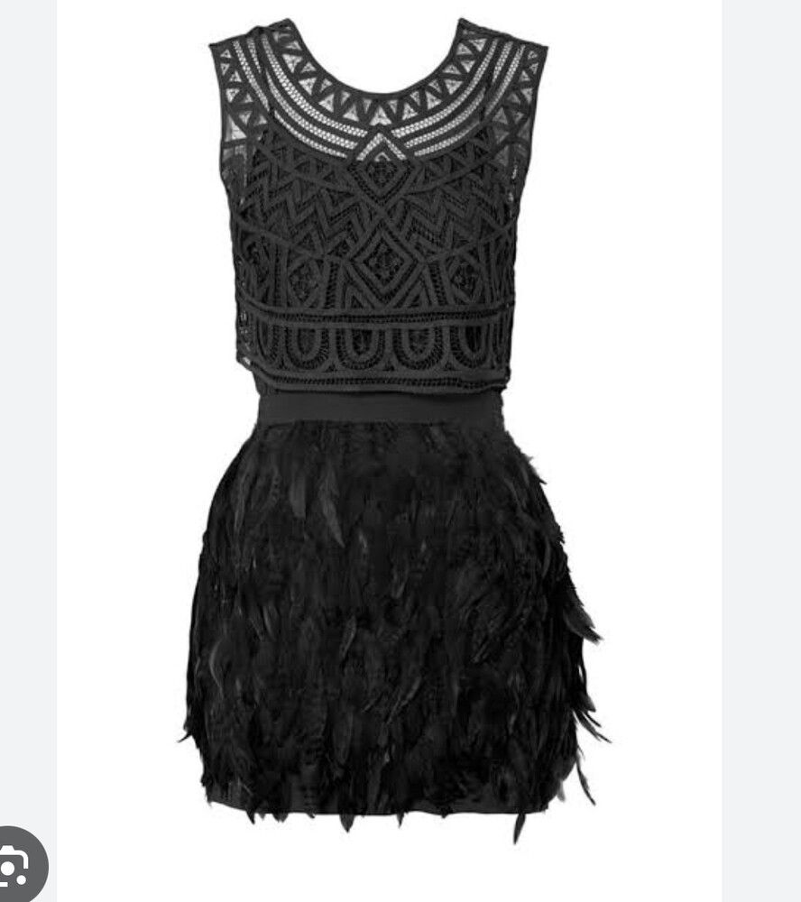 Sass And Bide Ostrich Feather 2 Piece