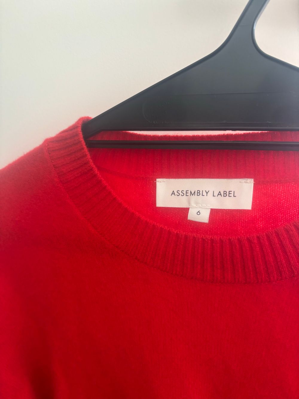 Assembly Label Carter Red Wool Sweater