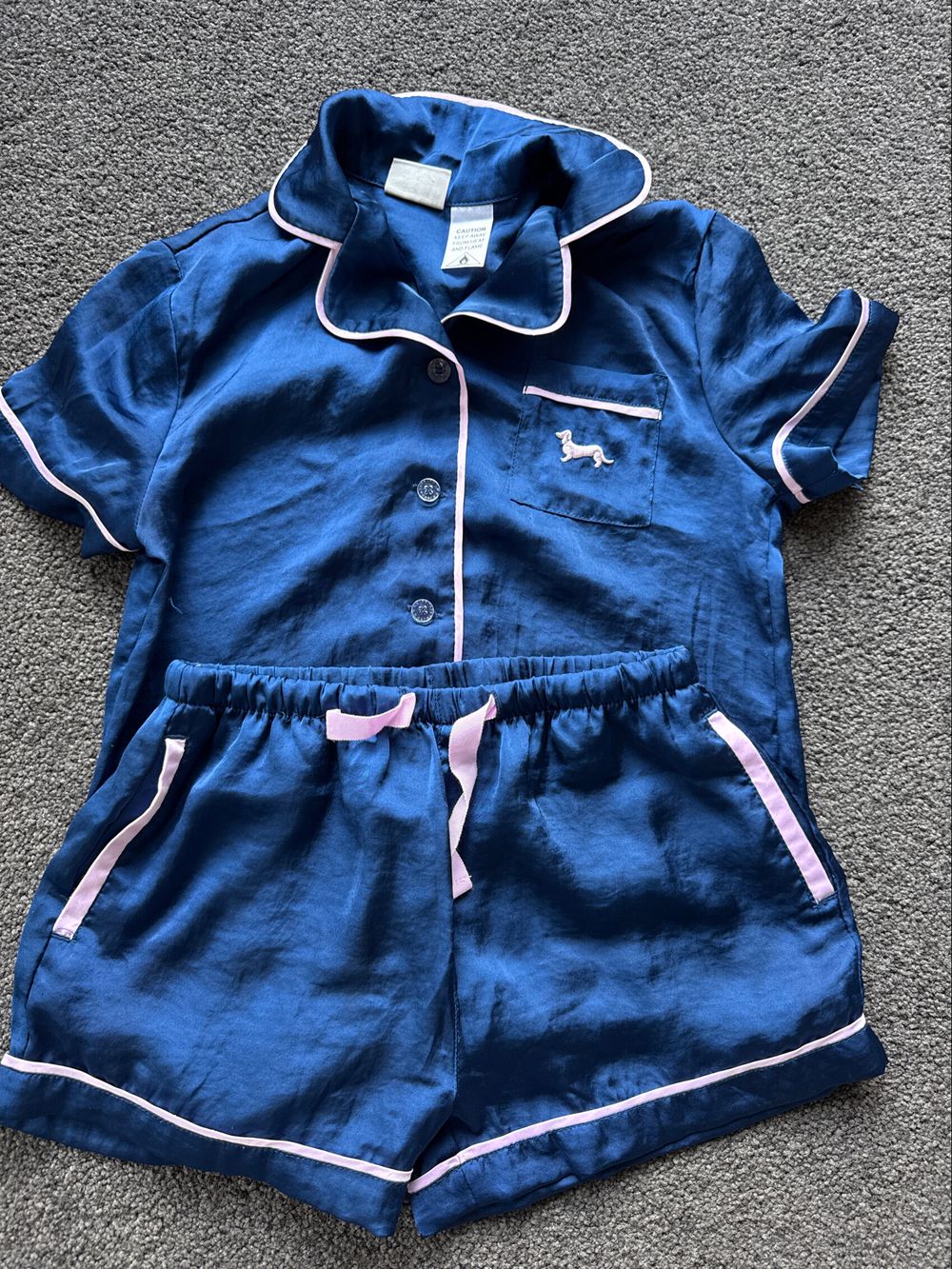 Peter Alexander Blue Pyjama Set Size 8