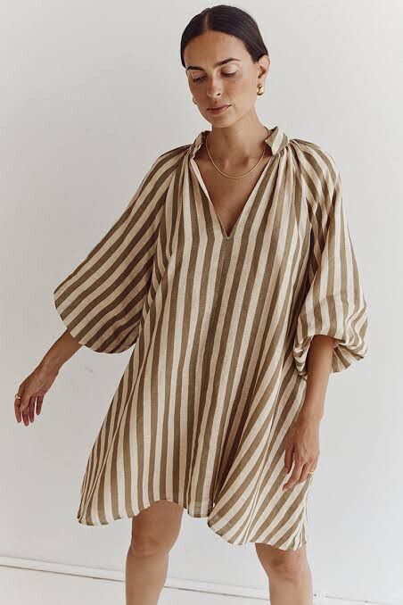 DISSH - Dissh Linen Smock Dress - 12 on Designer Wardrobe