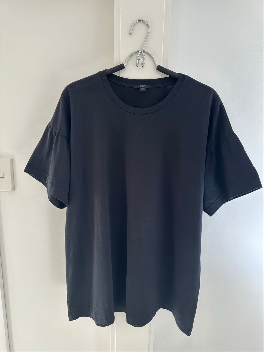 COS Black Cotton T-Shirt