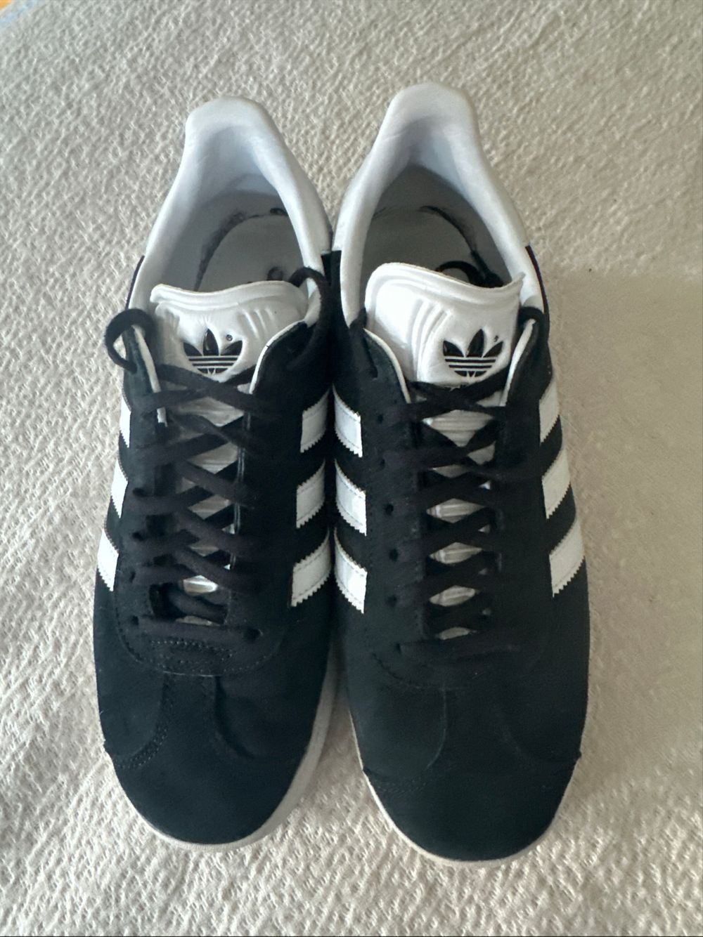 Adidas Gazelle Black And White Sneakers