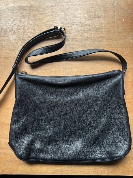Yu Mei Black Crossbody Bag