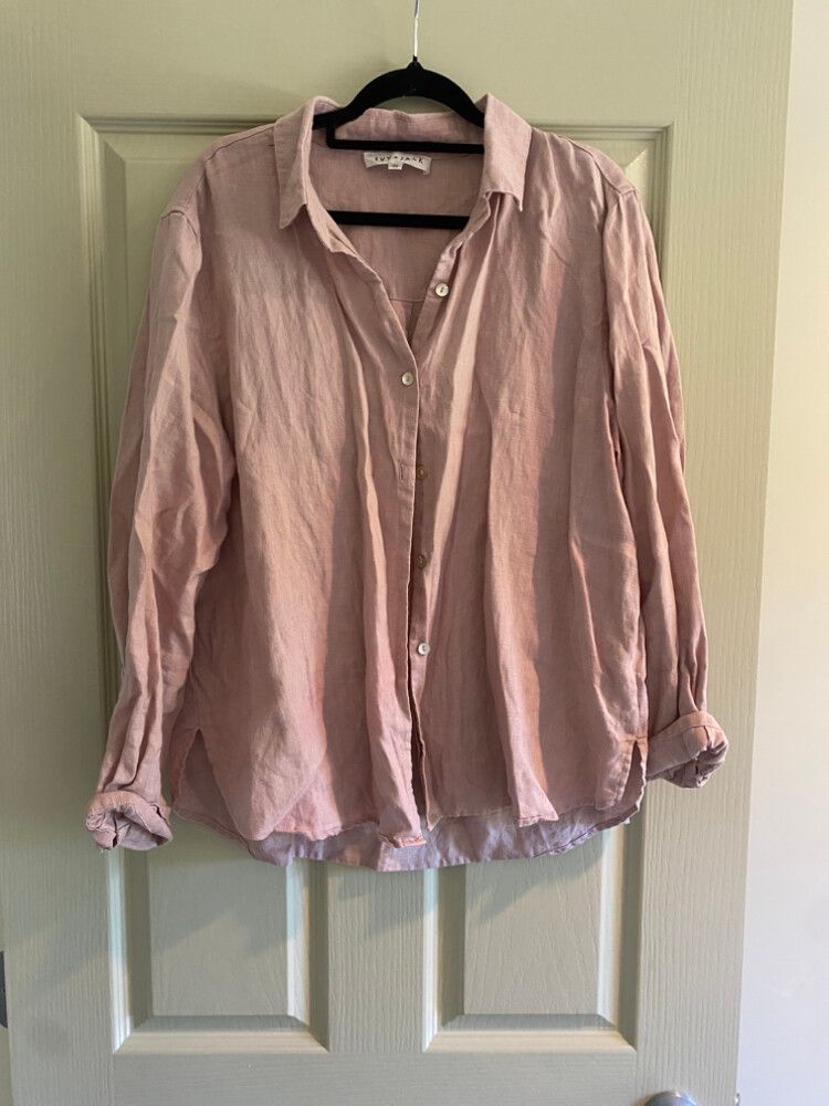 Ivy & Jack Linen Shirt - Rose