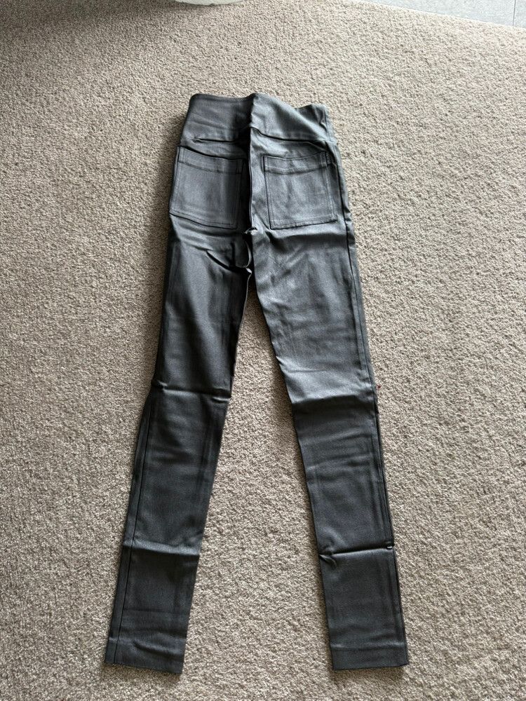 Decjuba Black Faux Leather Pants