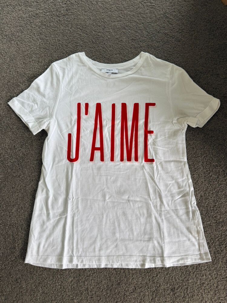 Suncoo White J'aime T-Shirt