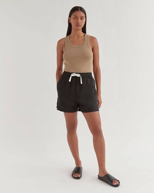Assembly Label Ease Linen Shorts