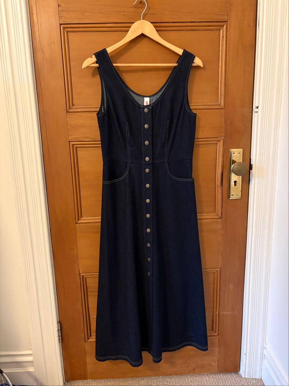 Sylvester Denim Dome Dress - size 8