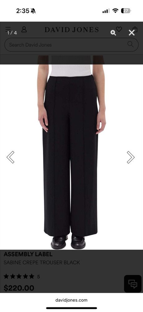 Assembly Label Sabine Crepe Pants