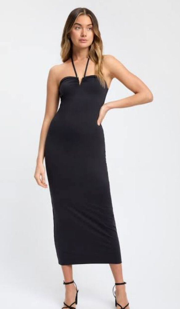 sachin and babi light blue dress What Shoes to Wear With a Black Dress (Stylist-Approved) main image 1