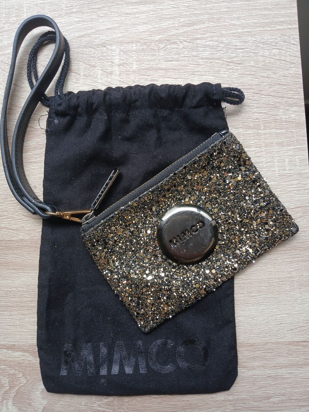 Mimco Glittery Clutch Bag