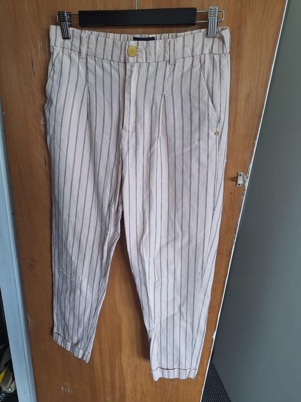 Scotch & Soda Pink striped pant