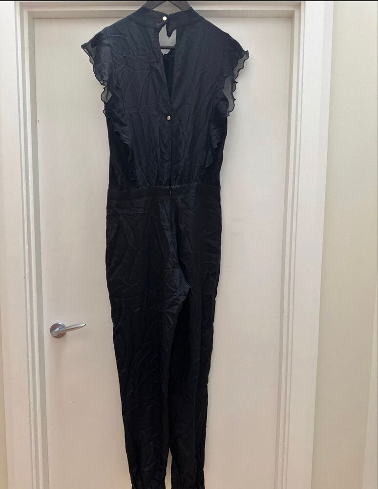 Andrea Moore Black Playsuit
