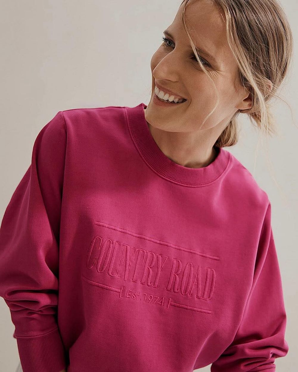 Country Road Pink Heritage Crew