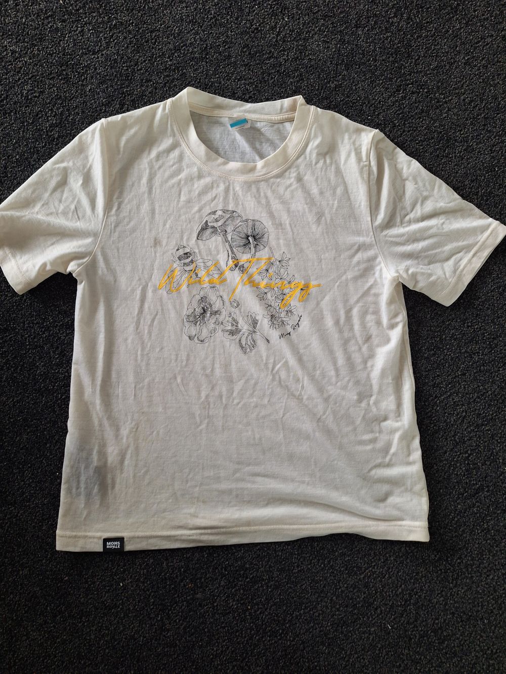 Mons Royale White Merino T-Shirt