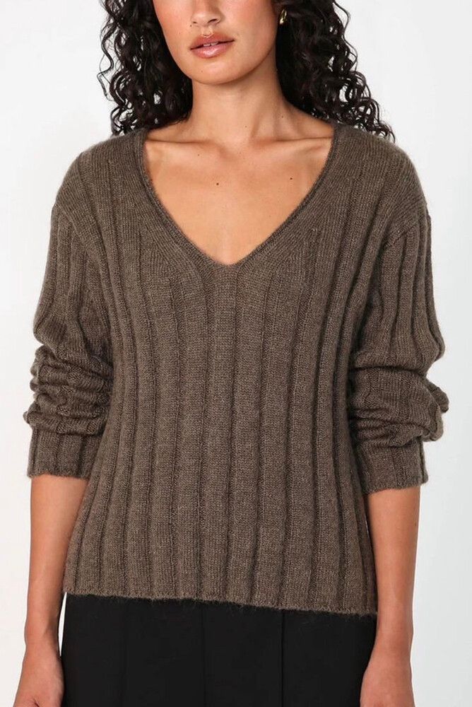 Moochi Mohair V-Neck Jumper L