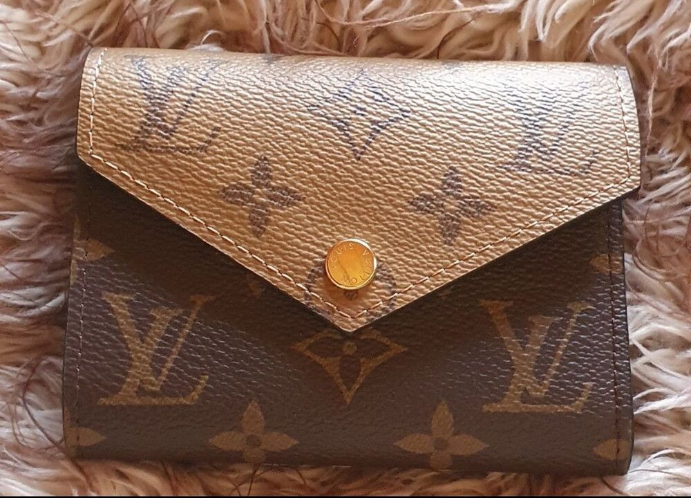 LOUIS VUITTON AUTHENTIC VICTORINE CURRENT REVERSE MONOGRAM WALLET