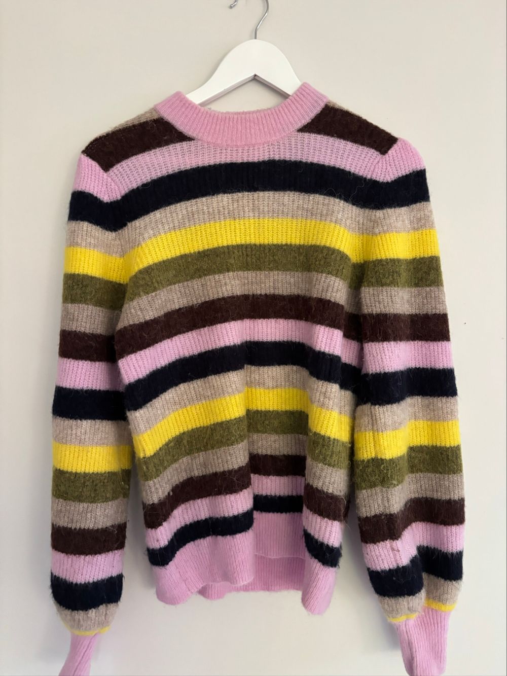 GANNI Multicolour Striped Knit Jumper