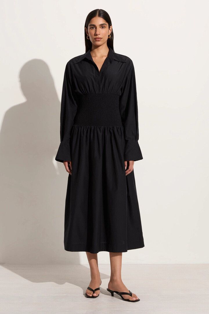 Cervo Midi Dress Black